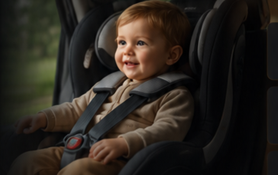Child in a car seat